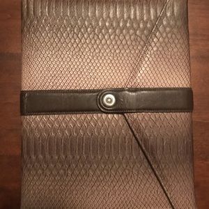 Faux Snakeskin padfolio